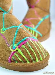 tween designed ugg style boots with