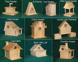 10 Kits Wood Bird House Kit Collection