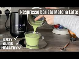 matcha latte with the barista recipe