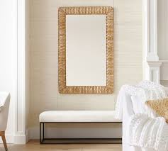 Bamboo Gold Accent Wall Mirror