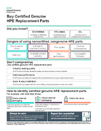 hpe replacement parts national
