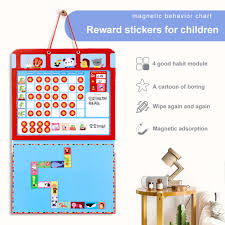 Unu Magnetic Reward Behavior Chore Chart Erasable Board Educational Kids Toy