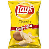 How big is a family size bag of chips?