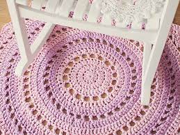 crochet a gorgeous mandala floor rug
