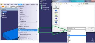 Save Export Assembly In Igs Step Stl Format In Catia V5