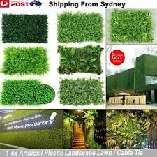 1 6x artificial plant wall grass panels