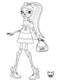 16 monster high pictures to print and color. Free Printable Monster High Coloring Pages For Kids