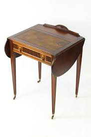 These ladies writing desk are. Small Edwardian Ladies Writing Desk With Glasgow Label