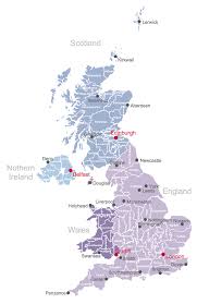 Map of the united kingdom. United Kingdom Map Solution