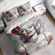Marilyn Monroe Bettbezug Set Tabloid
