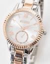 Missguided two tone silver and rose gold watch | ASOS