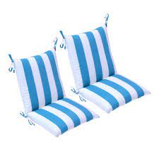light blue outdoor chair cushions