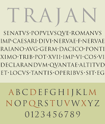 Trajan Typeface Wikipedia