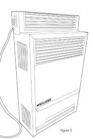 2 Wire Williams Natural Gas Wall Heater