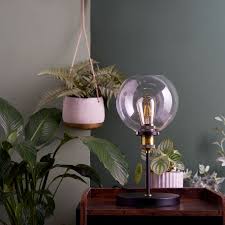 Sheridan Table Lamp With Clear Glass