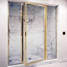Brass Framed Shower Enclosures Doors