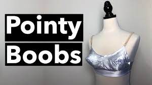 Making a Bullet Bra | 1950s undergarments (aka. pointy boobs) - YouTube