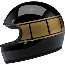 Biltwell Gringo Ece Helmet Gloss Black Holeshot