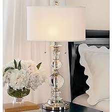 Nightstand Lamps Chic Bedside Table