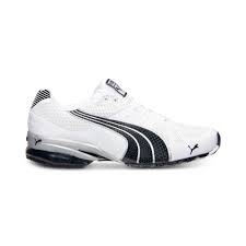 Puma tennis shoes for men. Puma Mens Cell Hiro Running Sneakers From Finish Line In White Black Silver Black For Men Lyst
