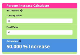 calculating percent increase in 3 easy