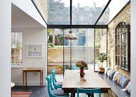 glass extension to east london house