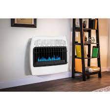 Liquid Propane Blue Flame Wall Heater