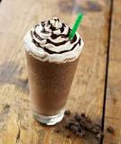 What is in a chocolate frappuccino?