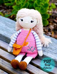 marusya crochet doll pdf amigurumi free