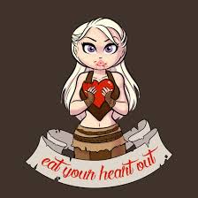 Image result for game of thrones heart eat