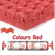 tredaire colours red sponge carpet underlay