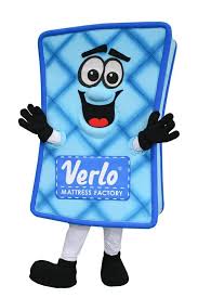 Verlo mattress factory stores is located in green bay city of wisconsin state. The Newest Mascot Costume For Verlo Mattress This Mascot Was Updated To Reflect New Branding And Also To Look More Animated W Mascot Costumes Mascot Costumes