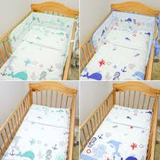 3 piece baby toddler cot bedding set