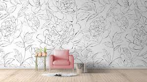 Peony Removable Mural Wallpaper