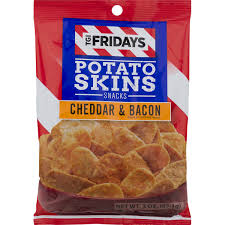 Tgi Fridays Potato Skins Snacks Cheddar Bacon 3 Oz From