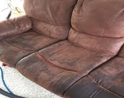 you clean a suede sofa or armchair