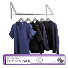 wall mounted folding clothes hanger