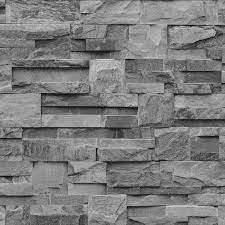 Muriva Slate Stone Wallpaper Charcoal