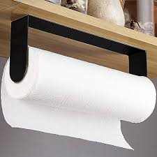 Black Paper Towel Holder Wall Mount