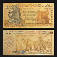 zimbabwe 100 yottalillion dollars gold