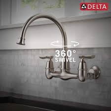 Delta Corin 2 Handle Wall Mount Kitchen