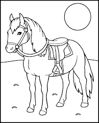 40 free horses coloring pages