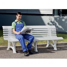 Plastic Park Bench White Benches From