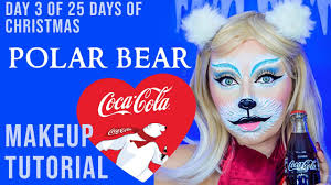 polar bear makeup tutorial snow