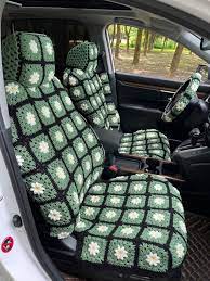 Car Seat Covers Handmade Crochet 3d