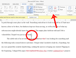 track changes in microsoft word