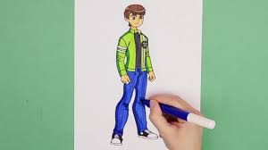 how to draw ben 10 alien force you
