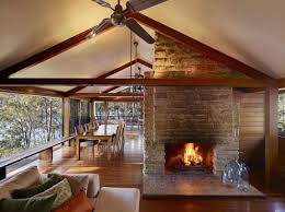 stacked stone fireplace designs and the