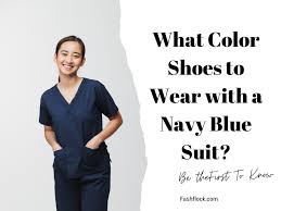 what color shoes to wear with a navy