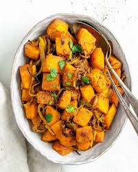 roasted ernut squash with indian